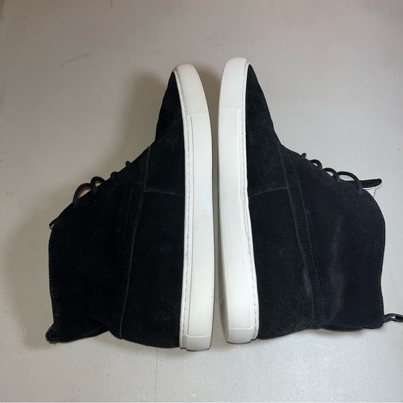 Kenneth Cole Women Size 7.5 Kismet Black Leather Lace Up Chukka Ankle Boot Shoes - Picture 9 of 9